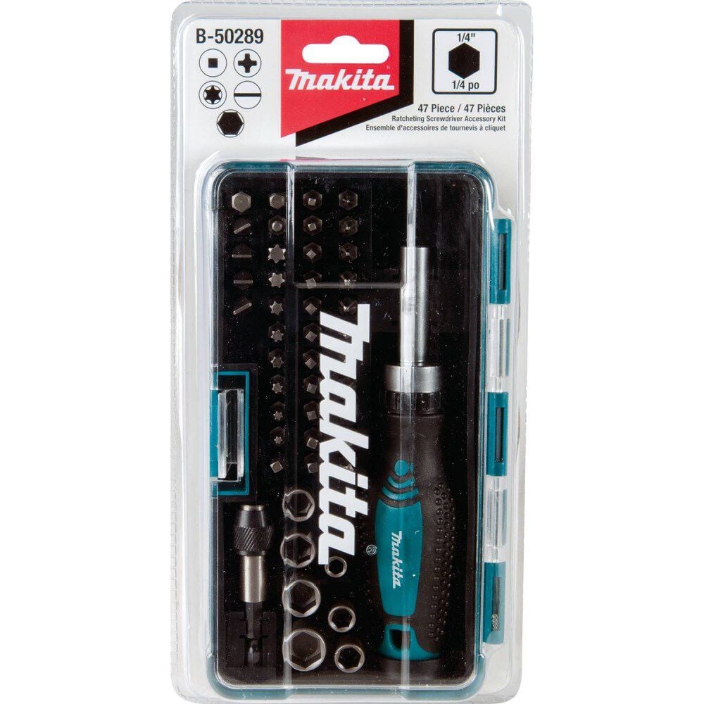 Makita 47 Pc. Ratchet and Bit Set, large image number 3