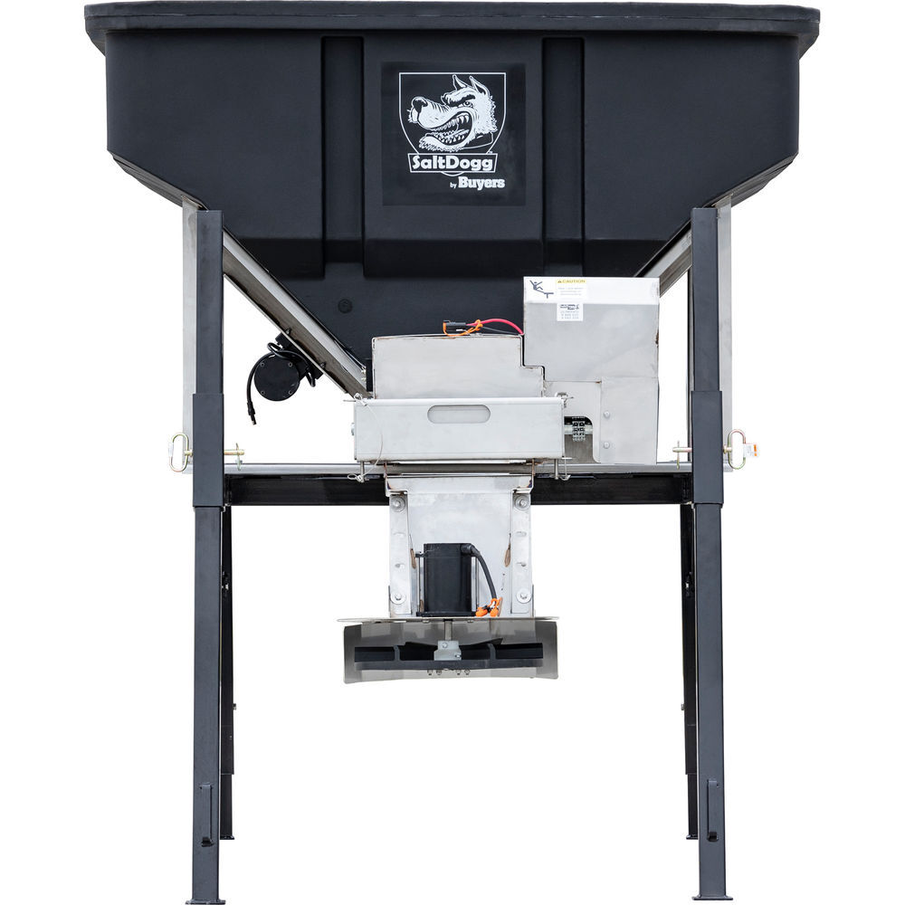 Buyers Products Company 4.0 Cubic Yard Electric Poly Hopper Spreader with Auger, large image number 2
