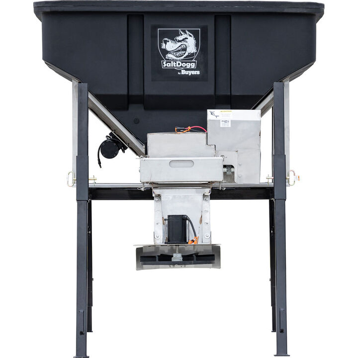 Buyers Products Company 4.0 Cubic Yard Electric Poly Hopper Spreader with Auger, large image number 1