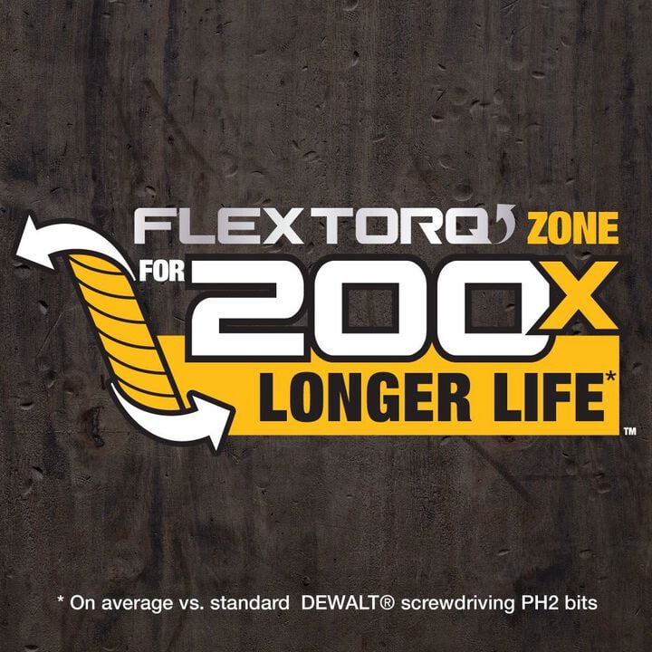 DEWALT 6 Inch Phillips #2 Flextorq Bit, large image number 2