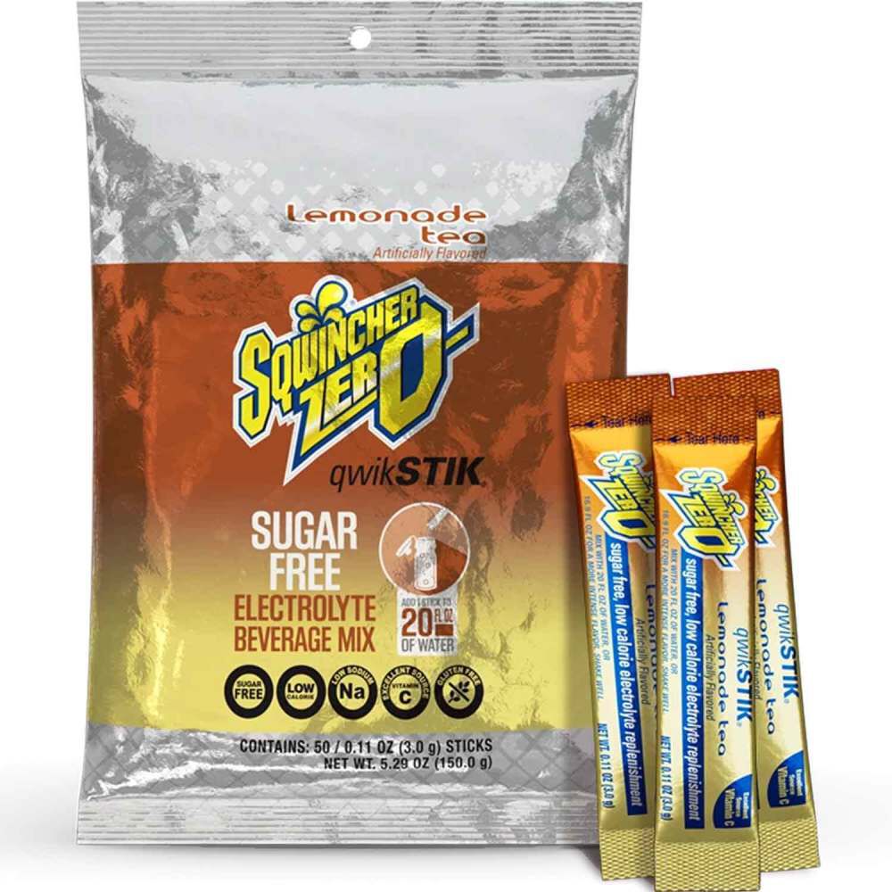 Sqwincher Zero Qwik Stik Single Serve Lemonade Tea Hydration Pack 5 50 Count Bags 250 Pieces, large image number 2