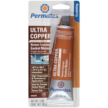 Permatex Ultra Copper Maximum Temperature RTV Silicone Gasket Maker