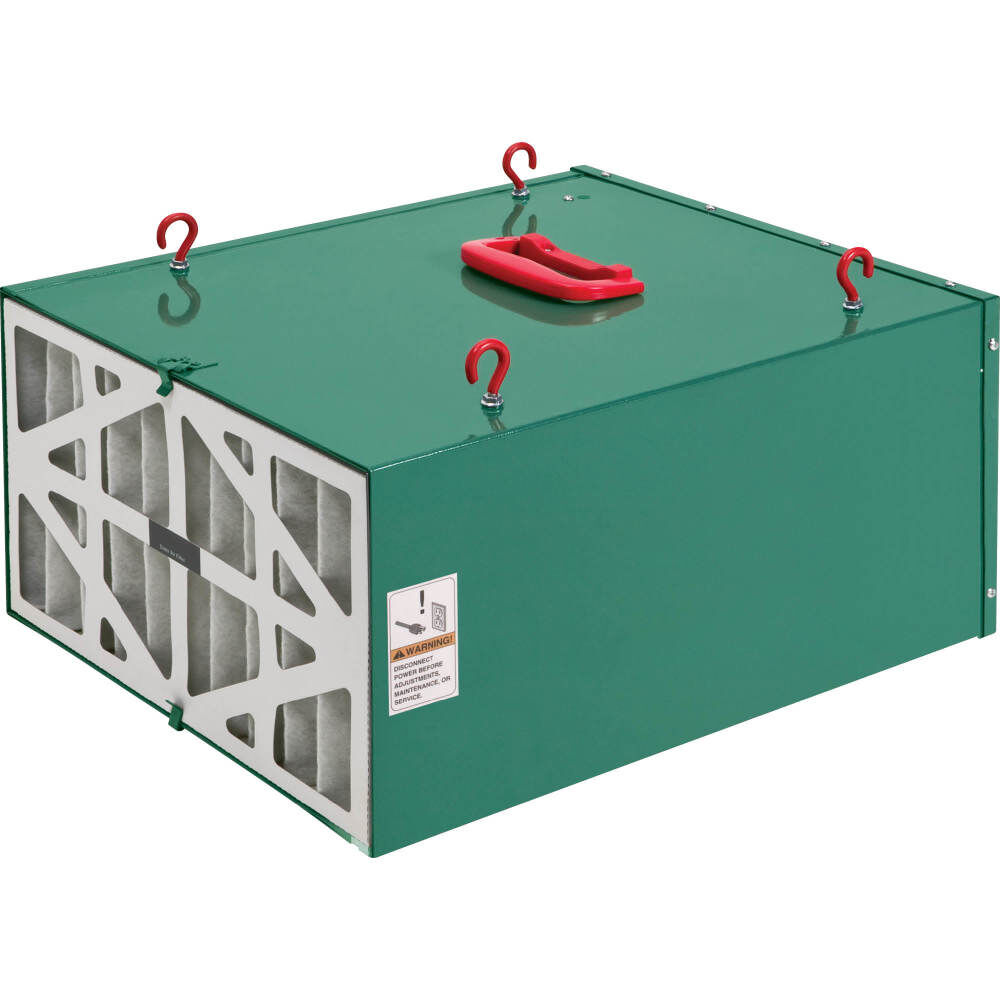 Grizzly Industrial Corded 3-Speed Hanging Air Filter, large image number 2
