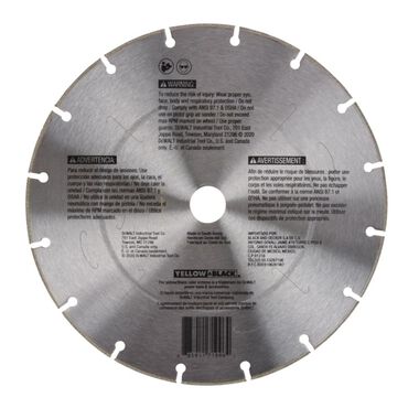 DEWALT Diamond Wheel FLEXVOLT 9in Metal Cutting, large image number 1