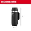 Milwaukee PACKOUT 18oz Insulated Mug with Sip Lid, small image number 3