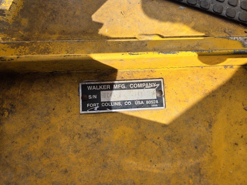 Walker T25I 48 Inch Front Mount Riding Mower Used 2018, large image number 14