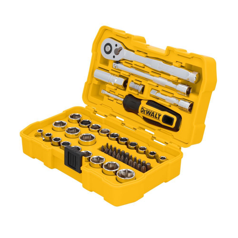 DEWALT 3 8 Inch Drive Mechanics Tool Set 50 Pieces DWMT45423 Acme Tools