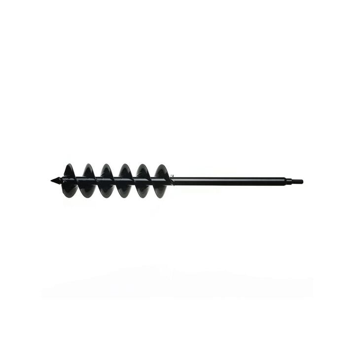 Power Planter 4 Inch x 28 Inch Steel Extended Large Bulb Auger with Standard Tip