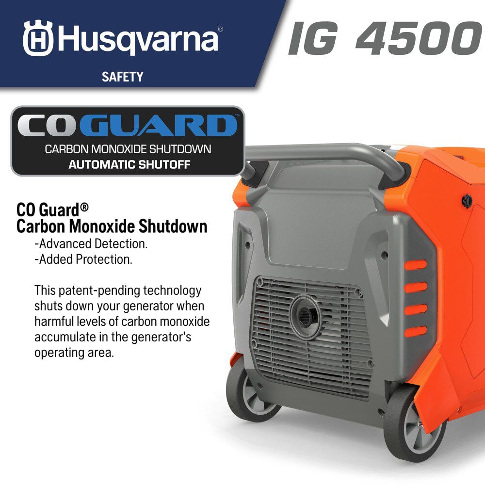 Husqvarna 4500W Dual Fuel Inverter Generator, large image number 7