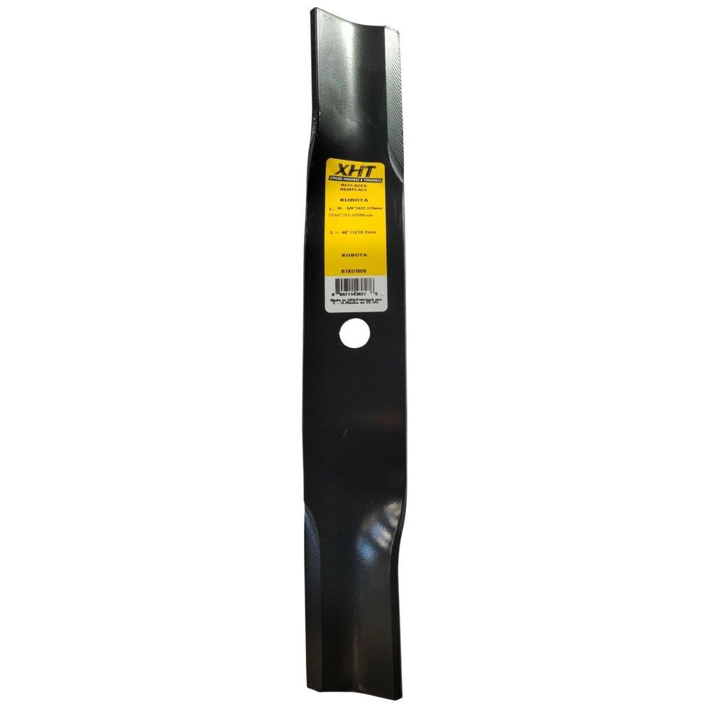 Kubota Parts 48 H30T (K337) 16-1/2 Inch Length Single Lift Mower Blade, large image number 1