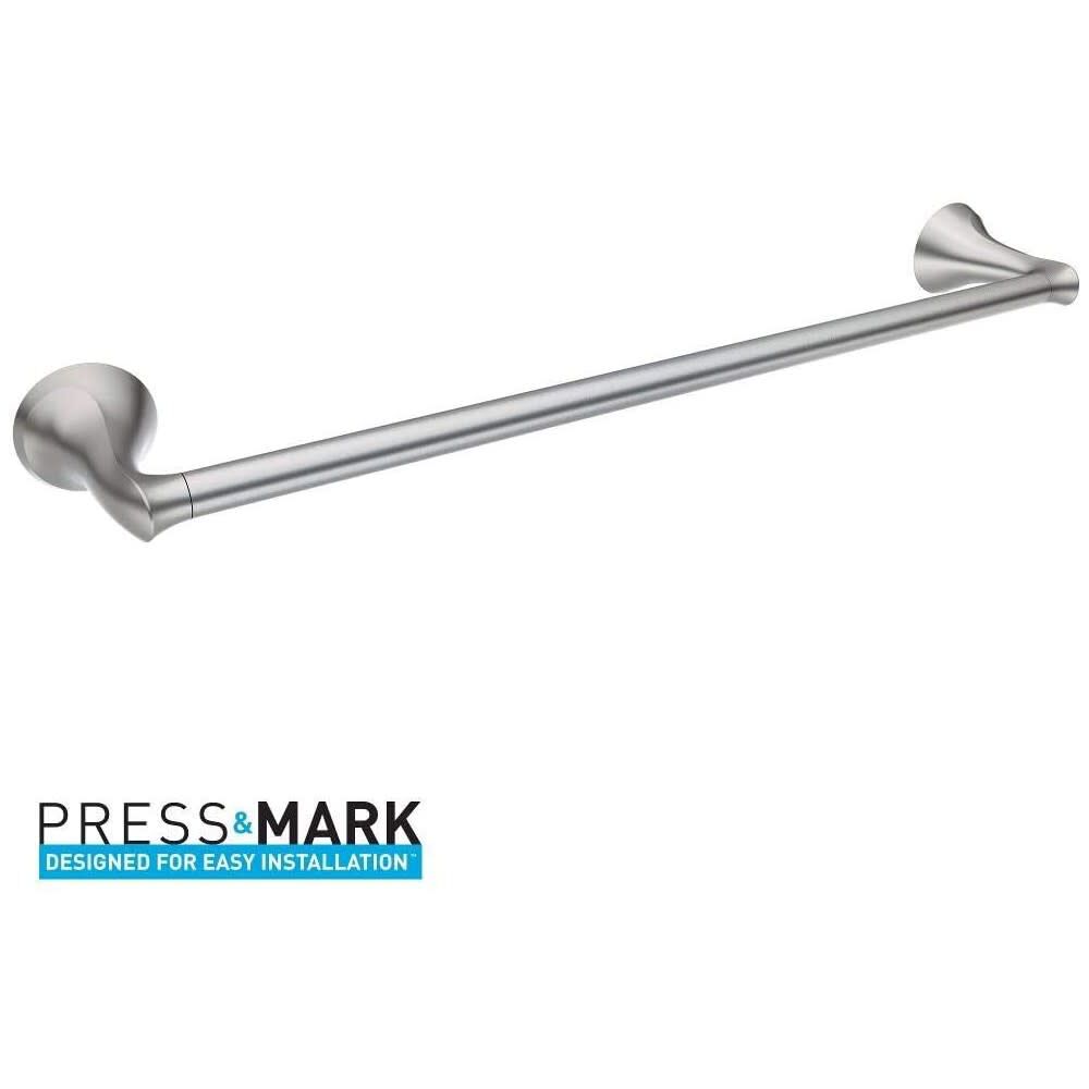 Moen towel hotsell rack brushed nickel