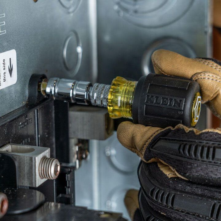 Klein Tools 2-in-1 Nut Driver 3in Slide Driver, large image number 2