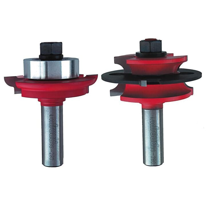 Freud 2-3/8 In. (Dia.) Recoverable Bead Glass Door Bit Sets with 1/2 In. Shank, large image number 0