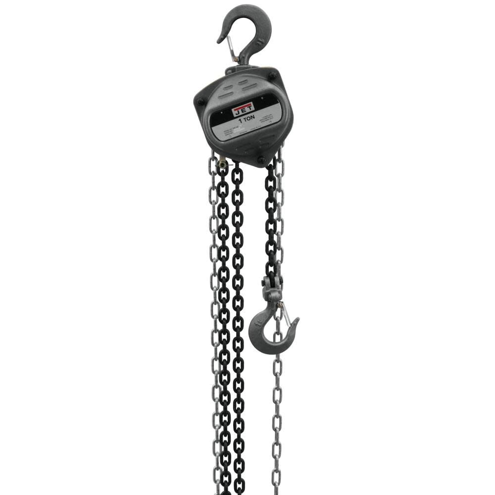 JET S90-100-50 Hand Chain Hoist 1 Ton 50 Ft. Lift – 101917
