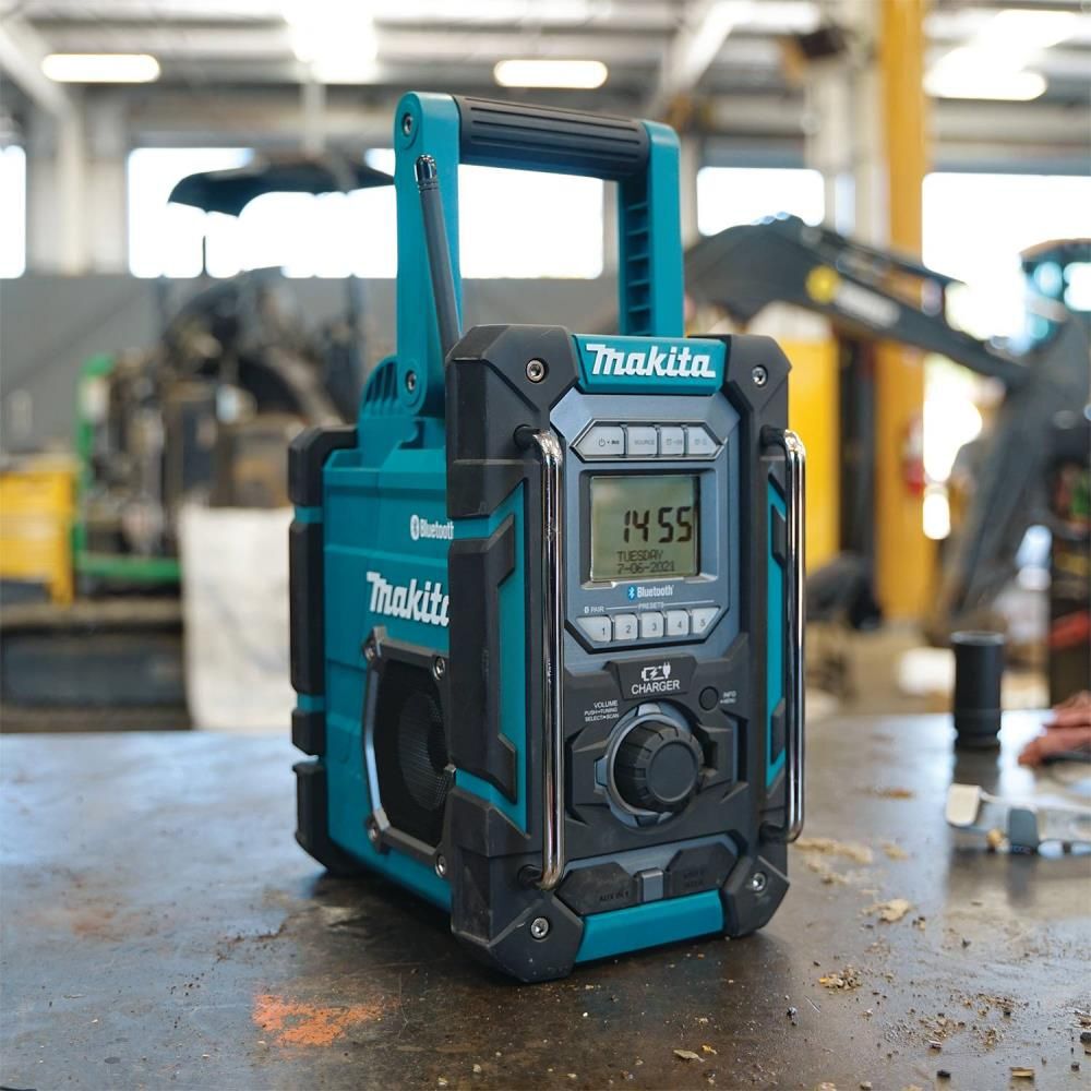 Makita 18V LXT 12V max CXT Bluetooth Job Site Charger/Radio Lithium Ion Cordless (Bare Tool), large image number 7