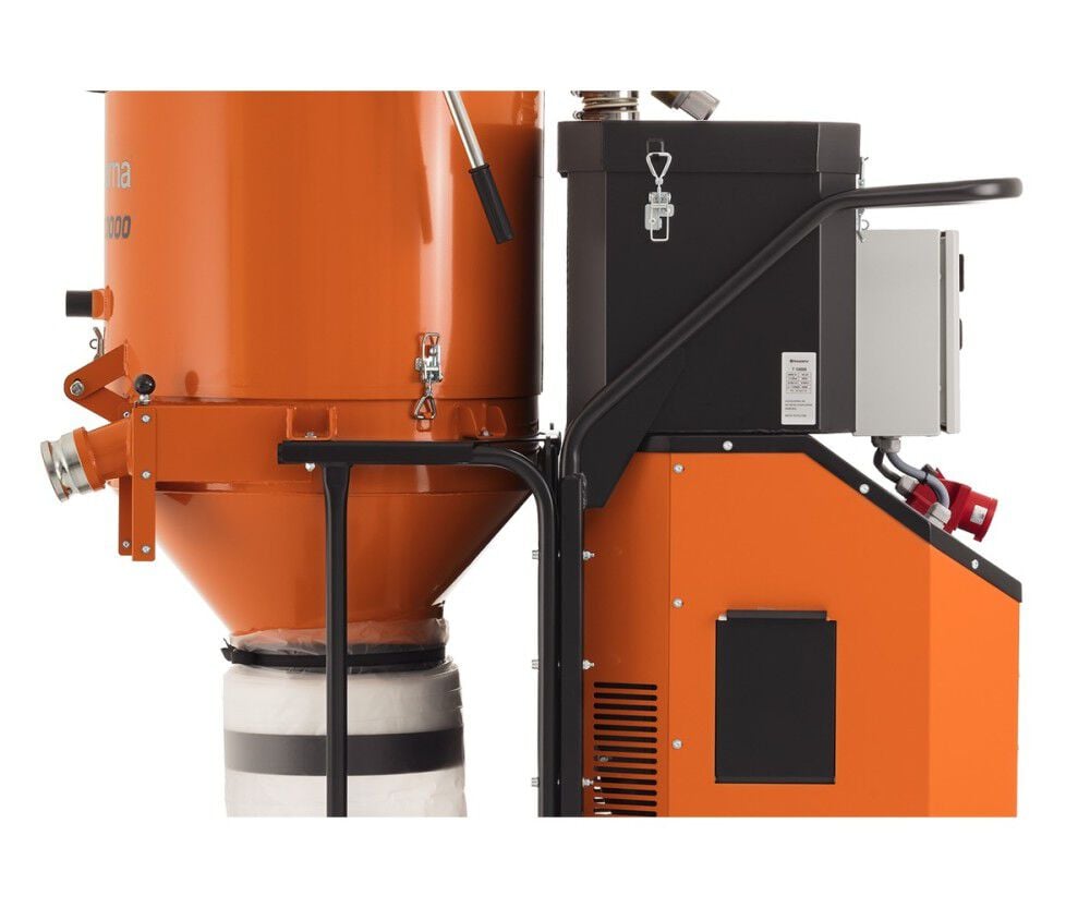 Husqvarna Construction T 10000 480V 16.9HP Industrial Dust Extractor Reconditioned, large image number 6