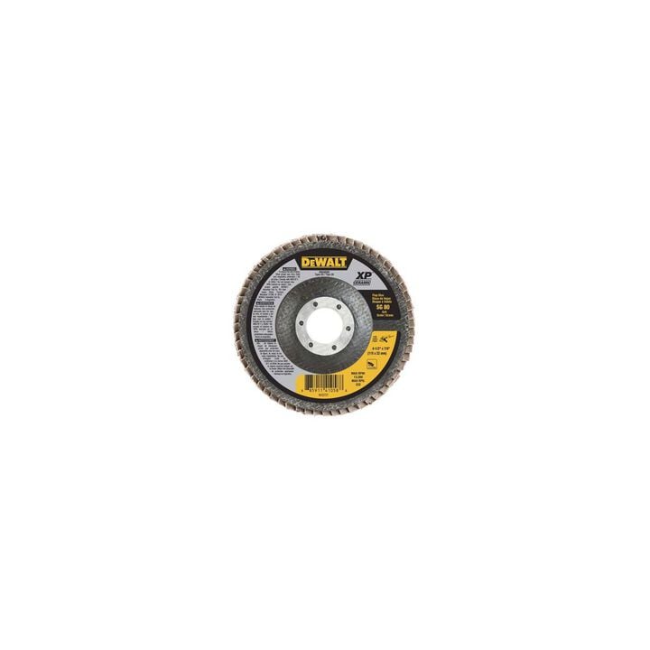 DEWALT 4 1/2in X 7/8in 80G T29 XP Ceramic Flap Disc, large image number 9