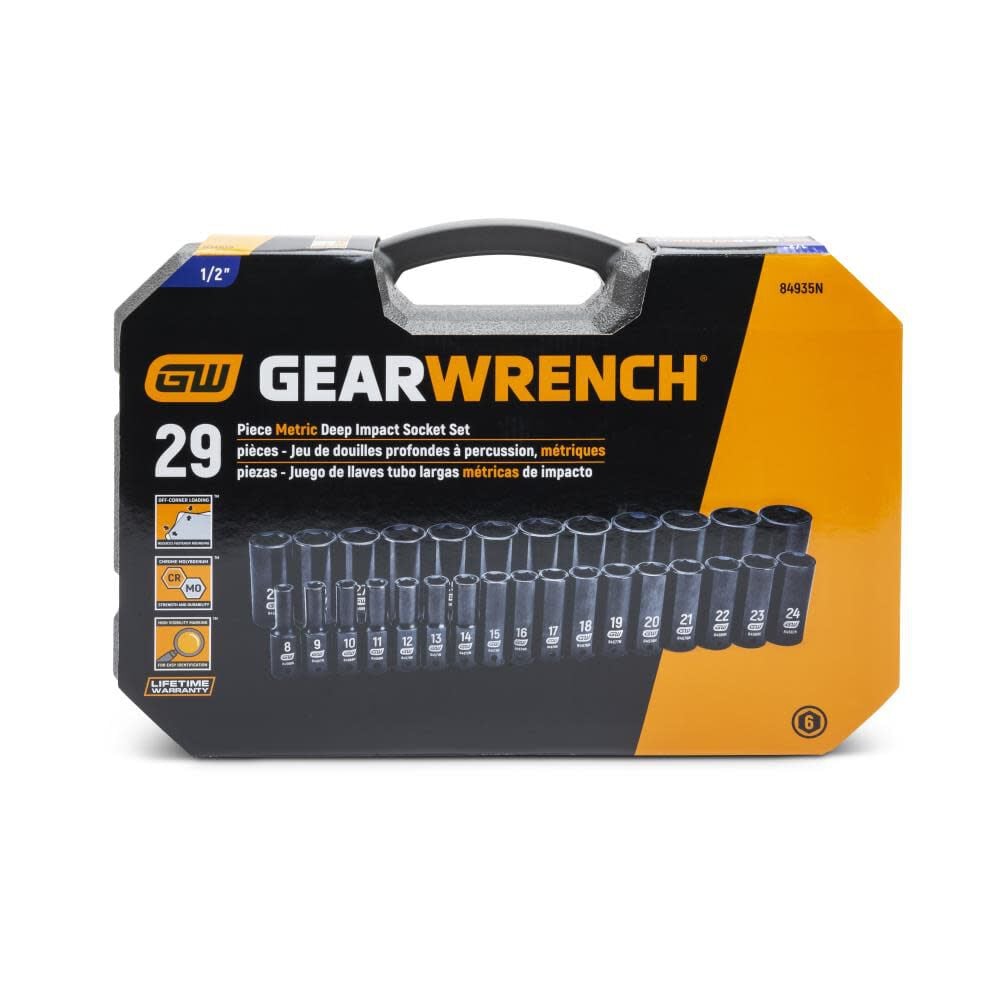 Gearwrench 29pc 1 2in Drive 6 Point Deep Impact Socket Set 84935n Simolary simolary.com 8