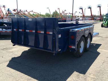 Air-Tow Trailers 12 Ft. 5 Inch Drop Deck & Dump Trailer 74 Inch Deck Width - 10000# Capacity, large image number 11