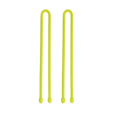 Nite Ize Gear Tie Reusable Rubber Twist Tie 12in 2 Pk Neon Yellow, large image number 3