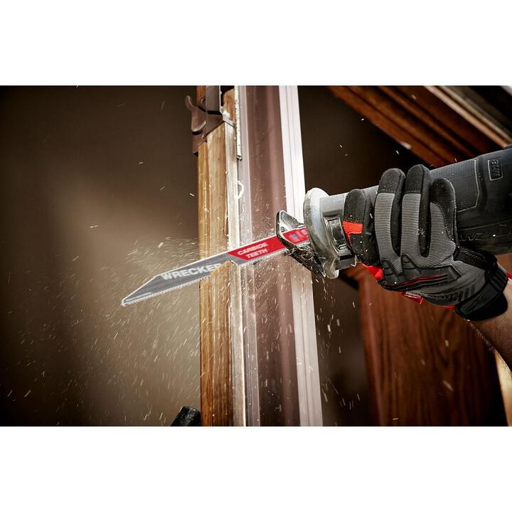 Milwaukee 9inch 6 TPI THE WRECKER with Carbide Teeth SAWZALL Blade 3PK, large image number 11