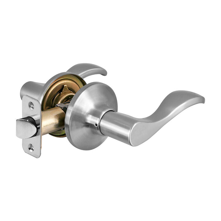 Master Lock Satin Nickel Finished Hall and Closet Passage Door Lever