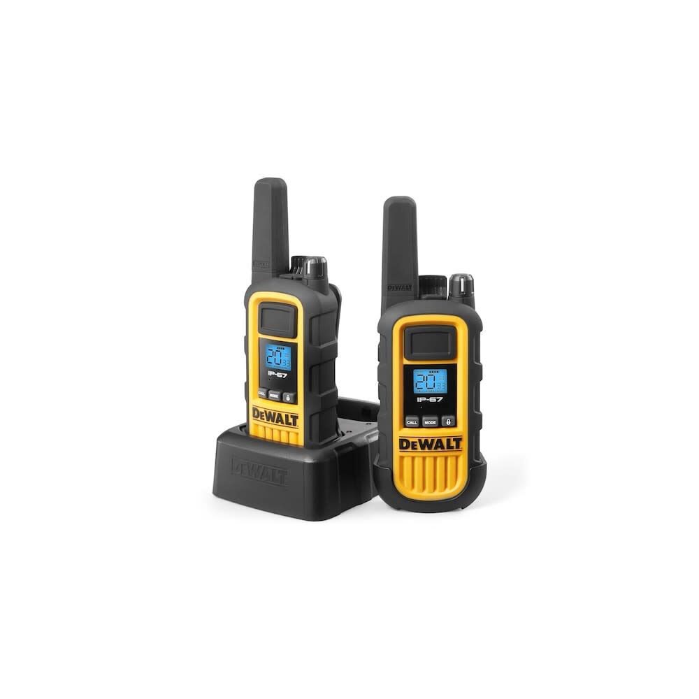 DEWALT HeavyDuty 2W Walkie Talkies 2pk DXFRS800 Acme Tools