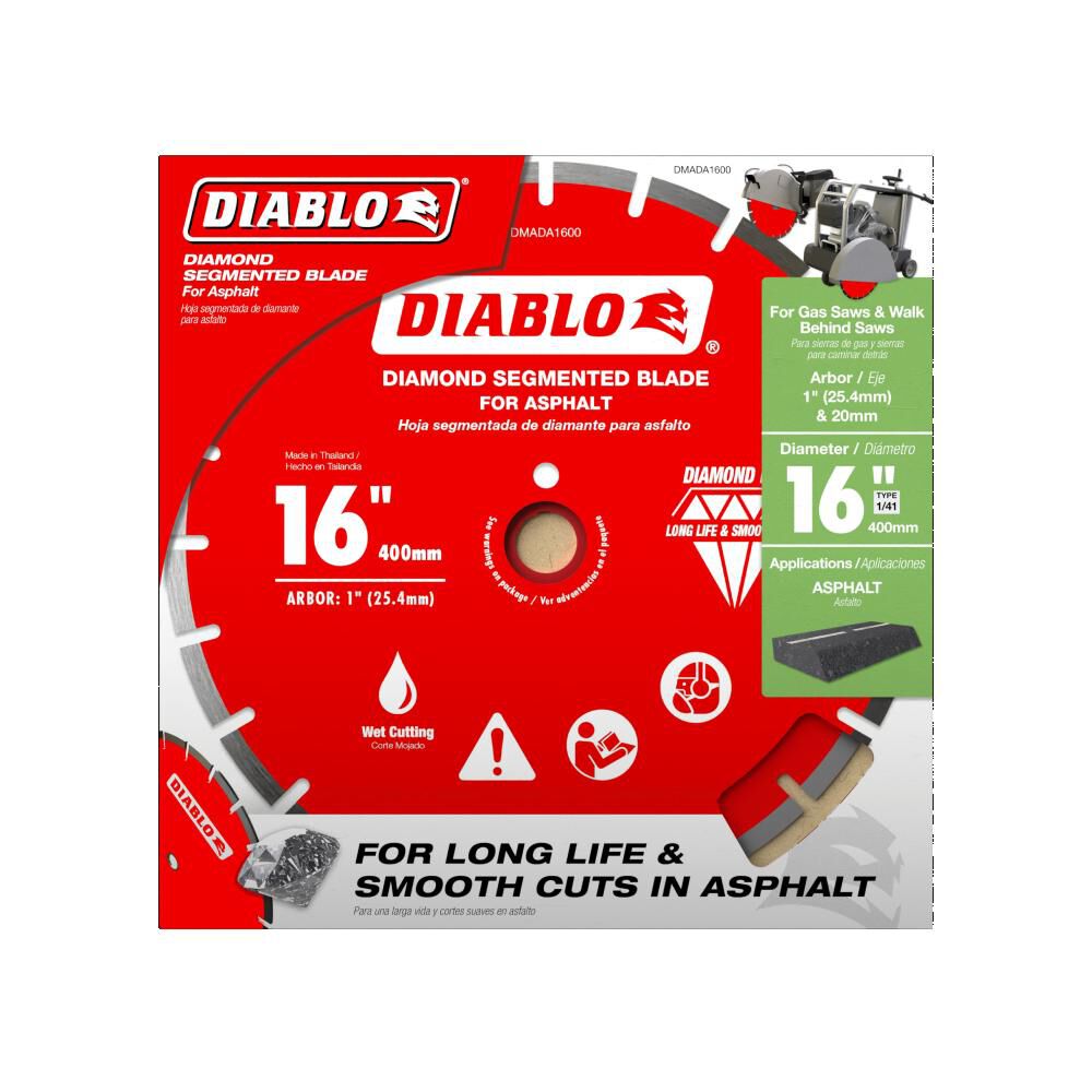 Diablo Tools 16 Inch Segmented Diamond Blade for Asphalt, large image number 3
