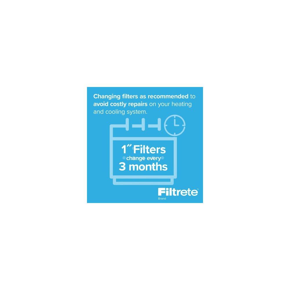 3M Filtrete 1500 MPR 16 x 25 x 1" Bacteria & Virus Air Filter 4pk 2001