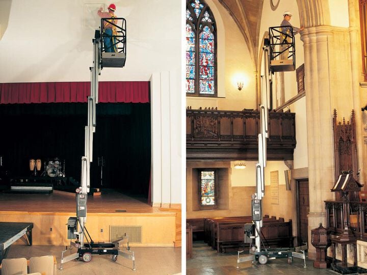 JLG 30AM DC Power Push Around Vertical Mast Lift, large image number 5