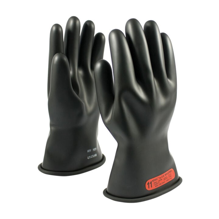 Protective Industrial Products NOVAX Rubber Insulating Gloves Size 10 Class 0 Black