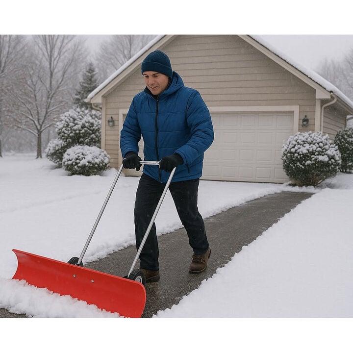 Dakota SnoBlade 36 x 48 Inch Wheeled Snow Pusher, large image number 2