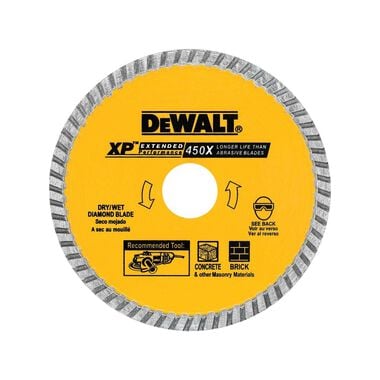 DEWALT 7-in Industrial Dry/Wet Diamond Blade, large image number 0