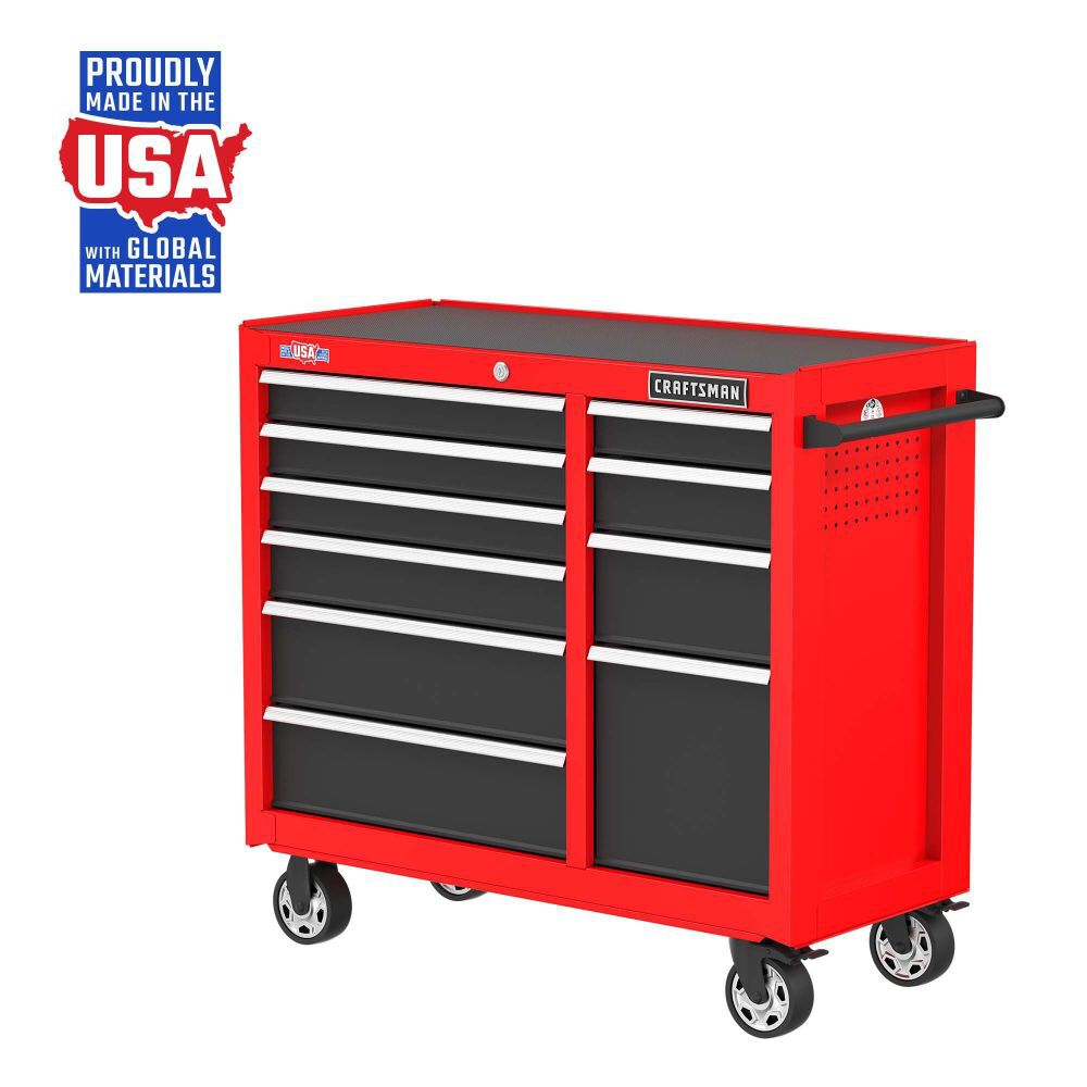CRAFTSMAN S2000 41 Inch 10-Drawer Rolling Tool Cabinet, large image number 2