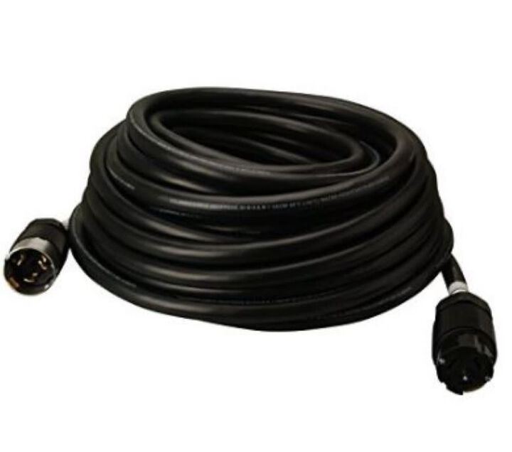 Southwire Twist Lock Generator Power Extension Cord 6/3 & 8/1 SEOW 50 Amp Black 50 Ft