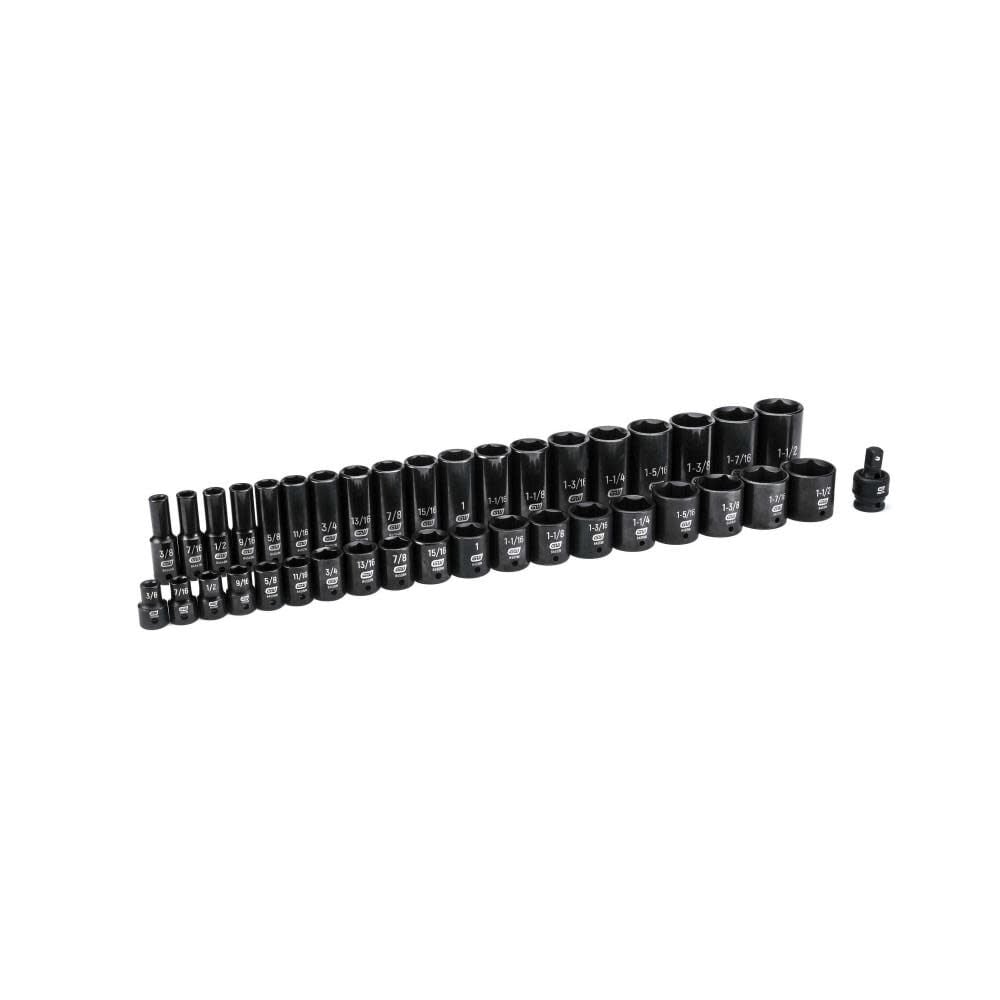 Gearwrench Impact Socket Set 39 Pc 1 2 In Drive 6 Point Sae Standard Deep 84947n Simolary simolary.com 10