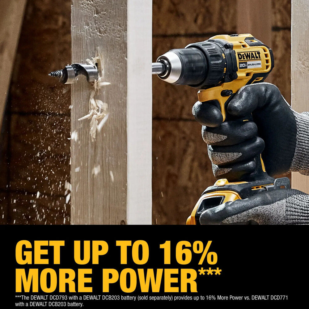 DEWALT 20V Max Drill Driver Kit and Circular Saw (Bare Tool) Bundle, large image number 7