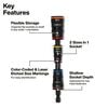 Klein Tools Impact Socket with Ratchet Handle, small image number 3
