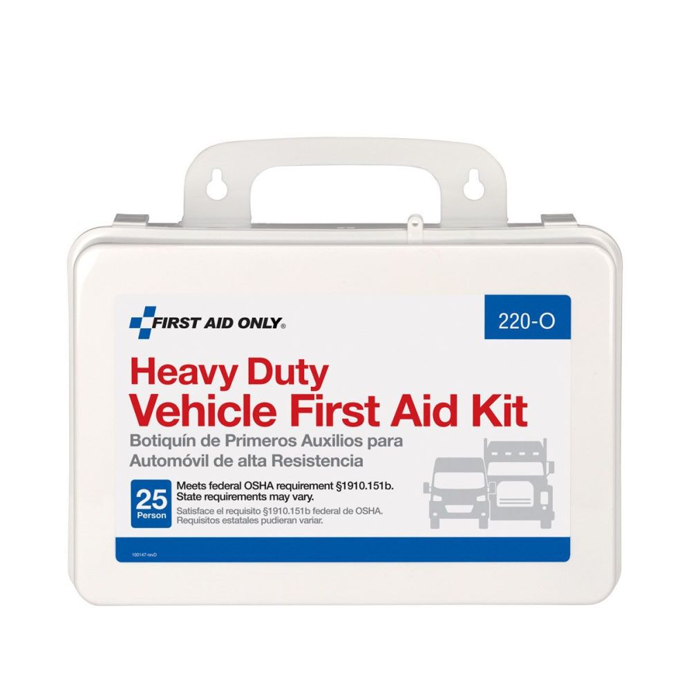First Aid Only Vehicle First Aid Kit 25 Person Plastic Case, large image number 4