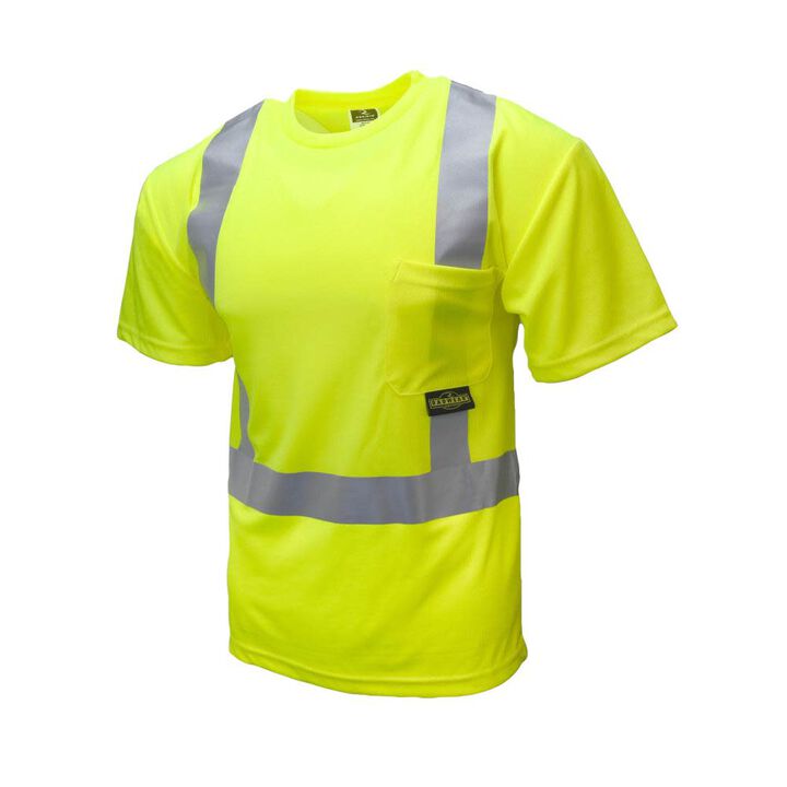 Radians ST11 Max-Dri T-Shirt Class 2 Hi-Vis Green Size 5X