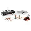 Kubota Parts 1:32 Scale Lawn Care Playset with Truck and Mower 15 Pieces, small image number 1