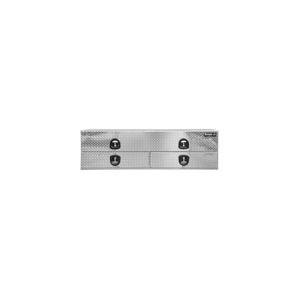 Buyers Products Company 21 x 18 x 72 Inch Diamond Tread Aluminum Heavy-Duty Flatbed Contractor With Lower Drawers, large image number 16