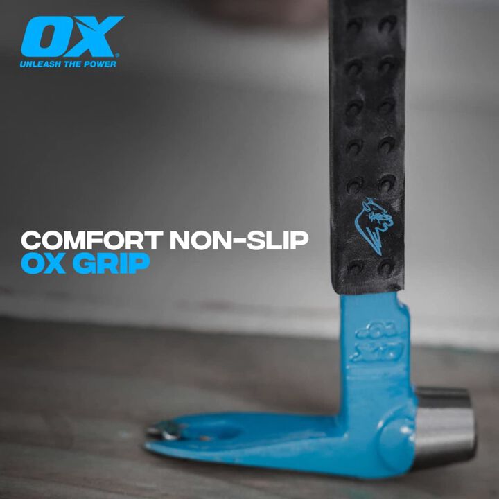 Ox Tools 10 Inch Length Forged Steel Head Pro Claw Bar with Non-Slip Handle, large image number 3