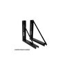 Buyers Products Company 18x18 Inch Bolted Black Structural Steel Mounting Brackets, small image number 1