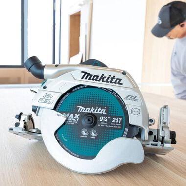 Makita 18V X2 LXT 36V 9 1/4 Circular Saw with Guide Rail Compatible Base (Bare Tool), large image number 2
