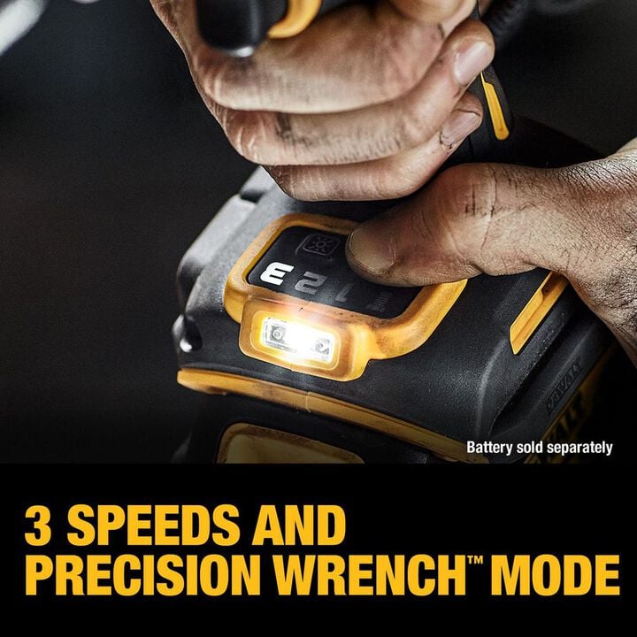 DEWALT 20V MAX XR 1/2 Inch Impact Wrench with Hog Ring (Bare Tool), large image number 5