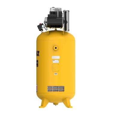 DEWALT 80 Gallon Oil Lubricated Air Compressor High Air Flow, 175 Max PSI, 5 HP
