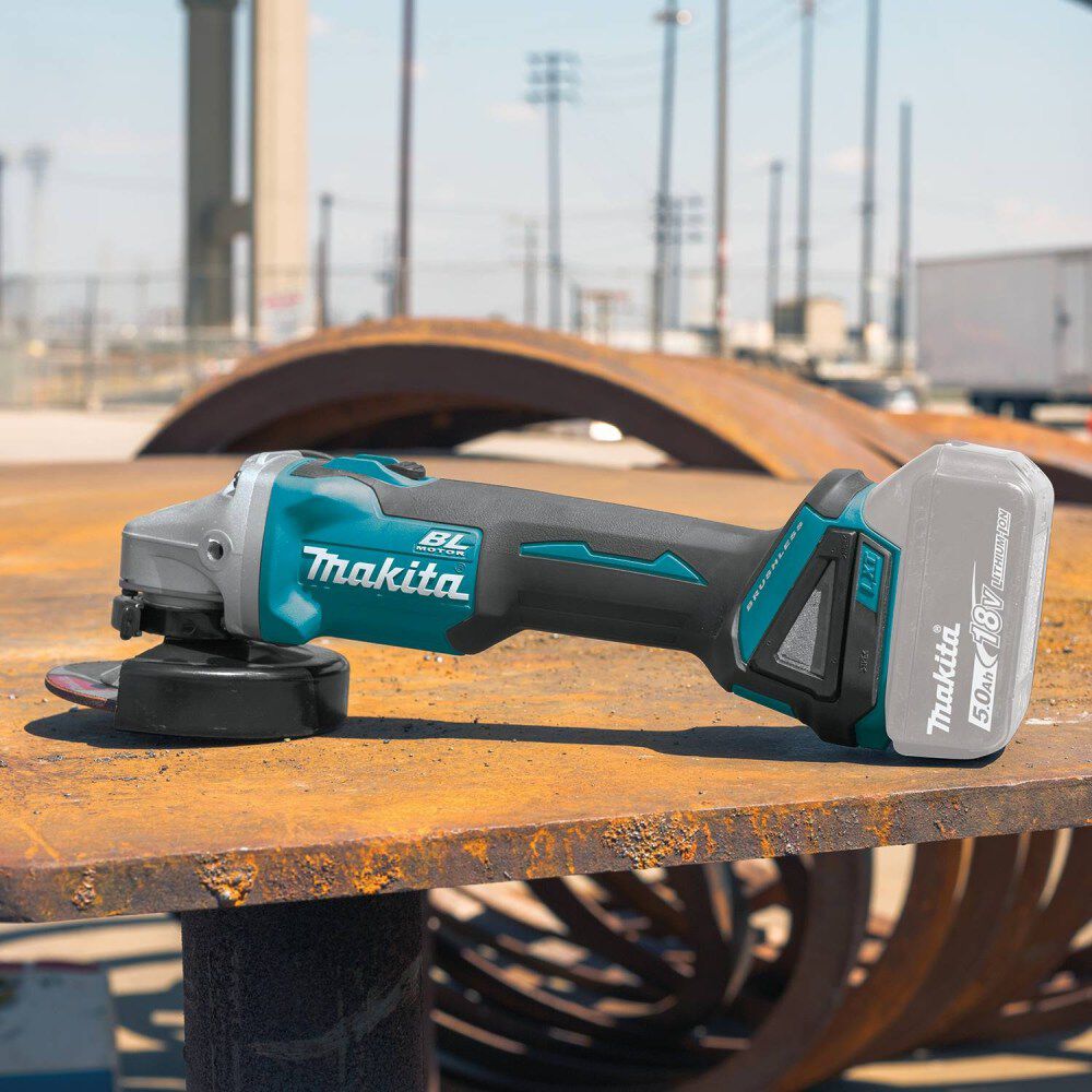 Makita 18V LXT 4 1/2 / 5in Cut Off/Angle Grinder with Electric Brake (Bare Tool), large image number 3