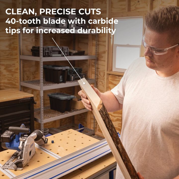 Kreg 6 1/2 Inch Adaptive Cutting System 40-Tooth Thin Kerf Saw Blade, large image number 2