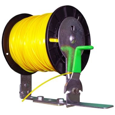Green Touch Line Spool Rack with Cutter For Open/Enclosed Trailer